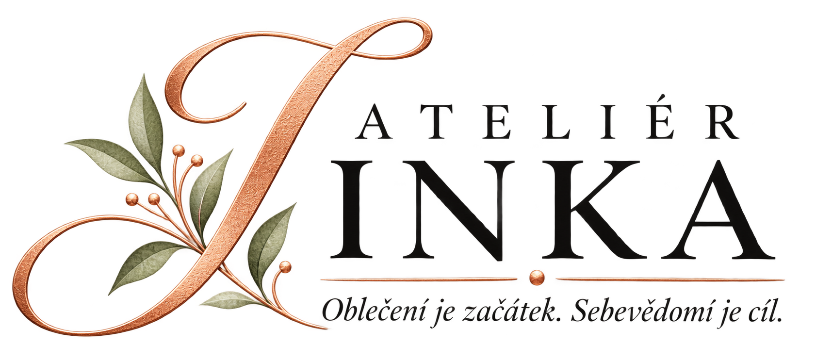 ateliér inka copper botanical logo